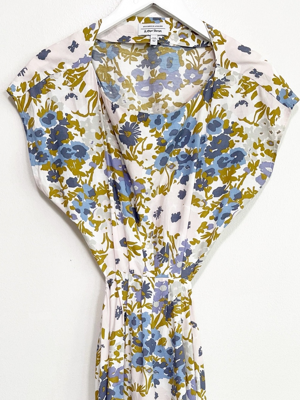 BOGO! & Other Stories Floral Print Midi Cut-Out Dress Size 2 / 36 - Picture 5 of 10